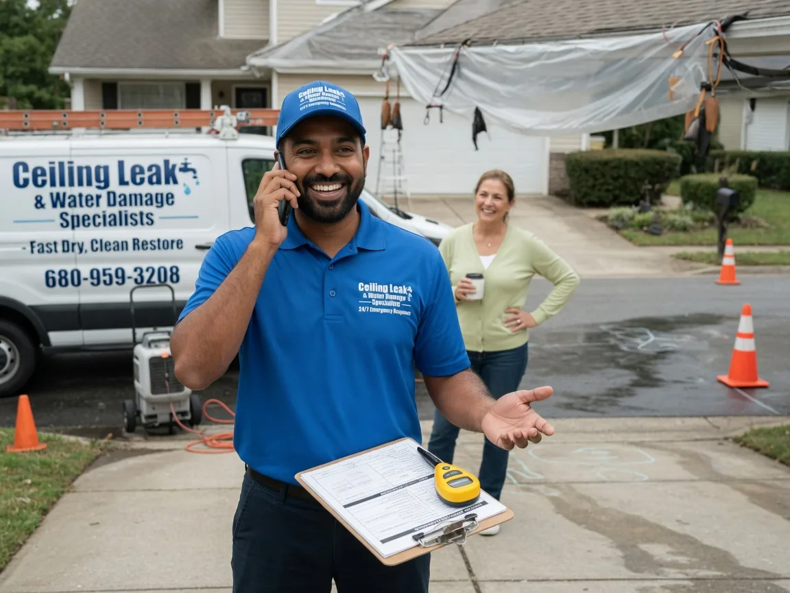 Ceiling Leak Cleanup Prosperity, PA FAQs